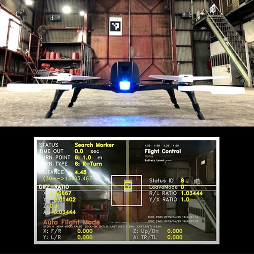 画像解析によるドローンの屋内自律飛行